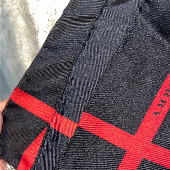 Burberry Black and Beige Checkered Scarf - Picture 3 of 5